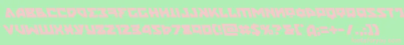 nyetleft Font – Pink Fonts on Green Background