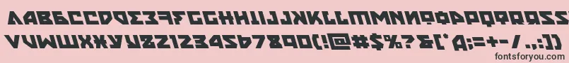 nyetleft Font – Black Fonts on Pink Background
