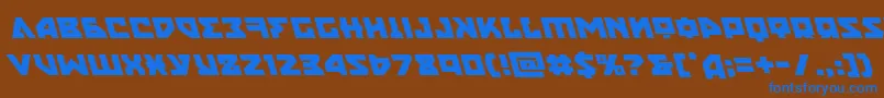 More about nyetleft Font nyetleft Font – Blue Fonts on Brown Background