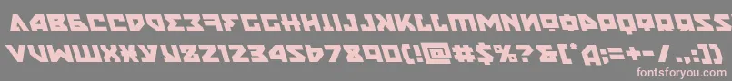 nyetleft Font – Pink Fonts on Gray Background