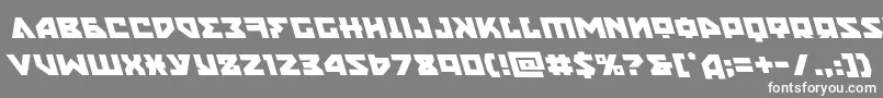 nyetleft Font – White Fonts on Gray Background