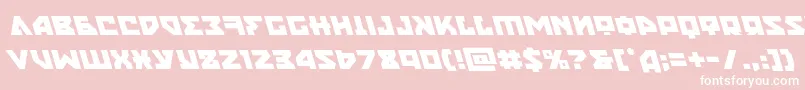 nyetleft Font – White Fonts on Pink Background