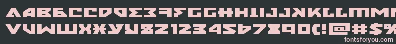 nyetxtraexpand-Schriftart – Rosa Schriften auf schwarzem Hintergrund