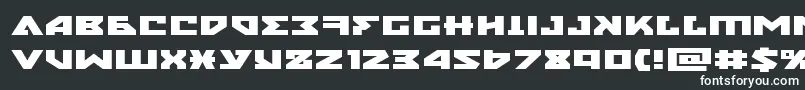 nyetxtraexpand Font – White Fonts on Black Background