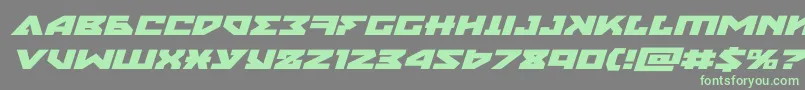 Więcej informacji o czcionce nyetxtraexpandital Czcionka nyetxtraexpandital – zielone czcionki na szarym tle