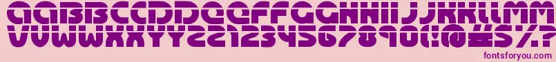 OASIS    Font – Purple Fonts on Pink Background