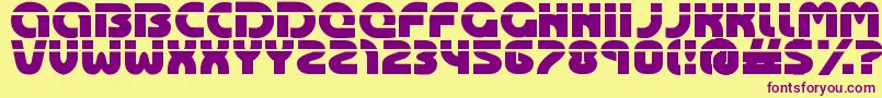 OASIS    Font – Purple Fonts on Yellow Background