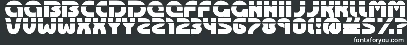 OASIS   -fontti – valkoiset fontit mustalla taustalla