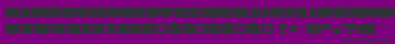 Obesum Caps FFP-Schriftart – Schwarze Schriften auf violettem Hintergrund
