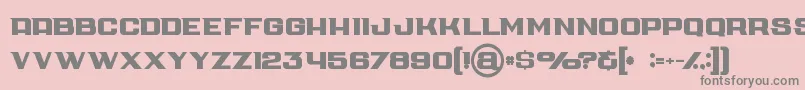 Cubebold Font – Gray Fonts on Pink Background