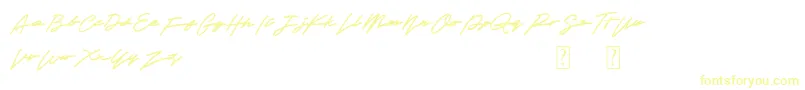 Police Obey Signature – polices jaunes