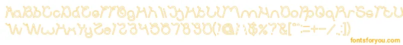 Ocean Free Hollow Font – Orange Fonts