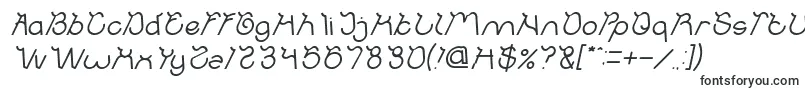 Ocean Free Italic-Schriftart – Schriftarten, die mit O beginnen