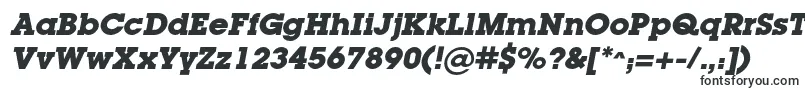 Шрифт LugacBolditalic – вертикальные шрифты