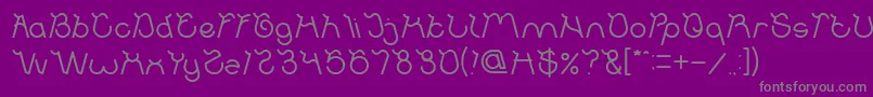 Lisätietoja Ocean Free-fontista Ocean Free-fontti – harmaat kirjasimet violetilla taustalla