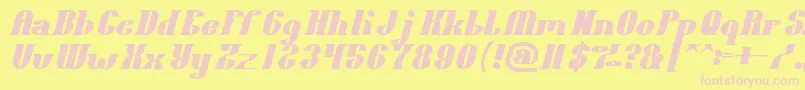More about Oceanography Bold Font Oceanography Bold Font – Pink Fonts on Yellow Background