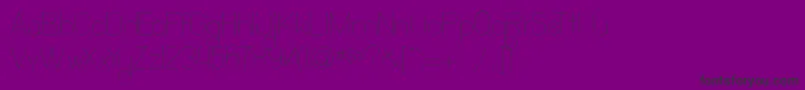 Ocho Siete Font – Black Fonts on Purple Background