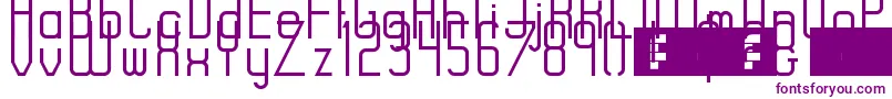 RiseRegular Font – Purple Fonts on White Background