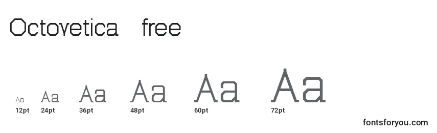 Octovetica   free Font Sizes