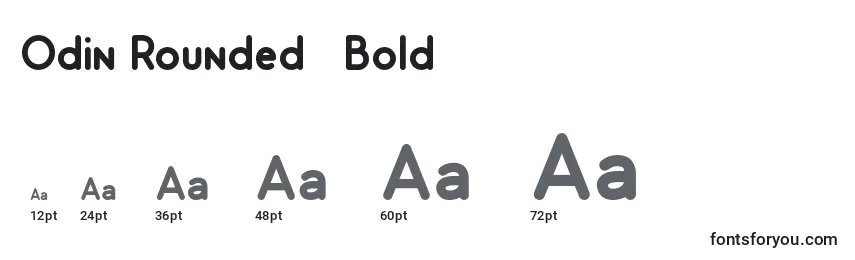 Odin Rounded   Bold Font Sizes