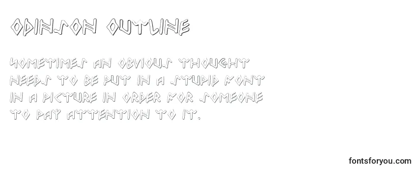 Review of the Odinson Outline Font