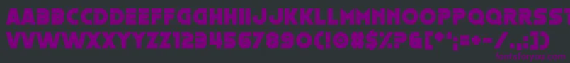 Oestrogen-fontti – violetit fontit mustalla taustalla