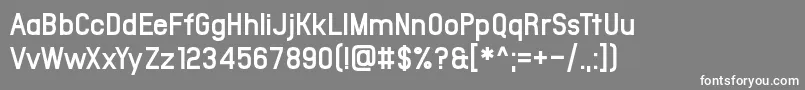 More about Office Square df Font Office Square df Font – White Fonts on Gray Background