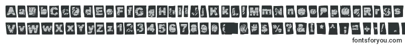 Offset Punk-fontti – rikkinäiset fontit