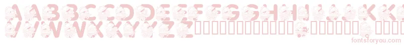 LmsPrettyBabyPony Font – Pink Fonts on White Background