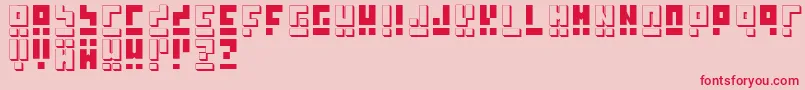 Oh Jay   Dker Font – Red Fonts on Pink Background