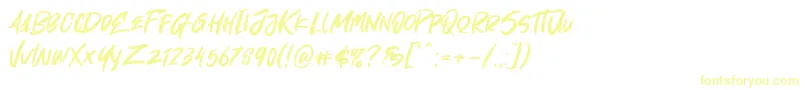More about Oh Now Font Oh Now Font – Yellow Fonts on White Background