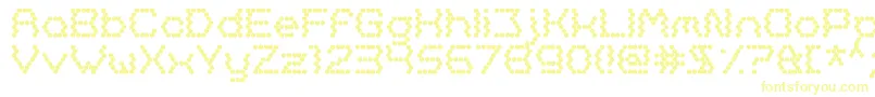 Oh, Beehive Font – Yellow Fonts on White Background