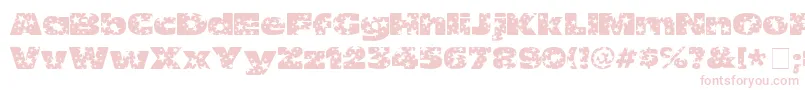 OhMyGodStars Font – Pink Fonts on White Background