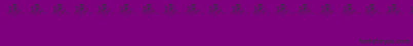 フォントOhno – 紫の背景に黒い文字