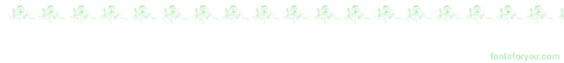 Шрифт Ohno – зелёные шрифты на белом фоне