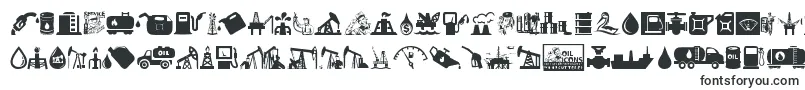 Czcionka Oil Icons – czcionki Helvetica