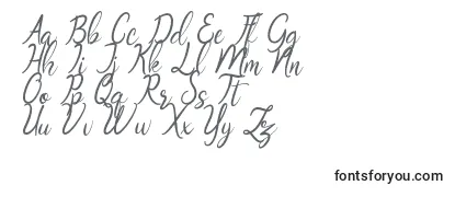Обзор шрифта Oklahoma script demo