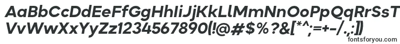 Шрифт Okta BoldItalic – многолинейные шрифты