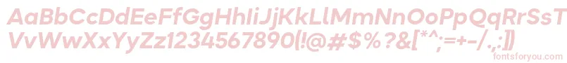 Okta BoldItalic Font – Pink Fonts