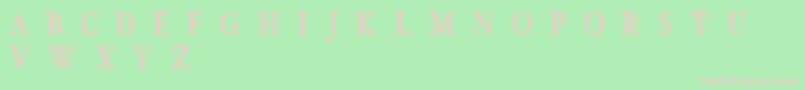 OLD BOB JUNIOR demo Font – Pink Fonts on Green Background