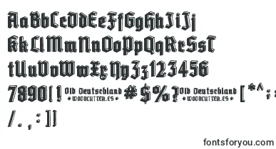 Old Deutschland font – medieval Fonts