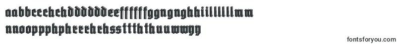 Шрифт Old Deutschland – валлийские шрифты