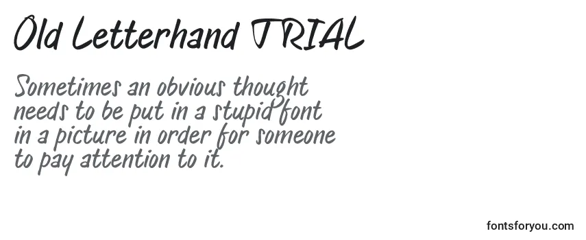 Fuente Old Letterhand TRIAL