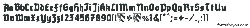 Old Nuremberg-Schriftart – Gotische Schriften