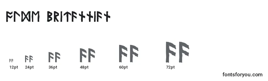 Olde Britannian Font Sizes
