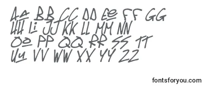 Шрифт Oldschool Tag Italic