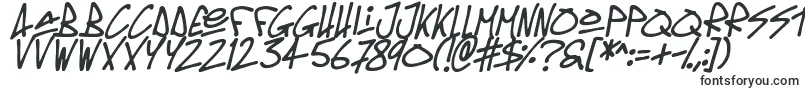 Czcionka Oldschool Tag Italic – czcionki do logo