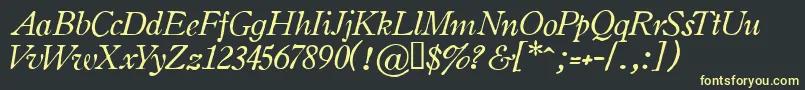 OLDSIH   Font – Yellow Fonts on Black Background