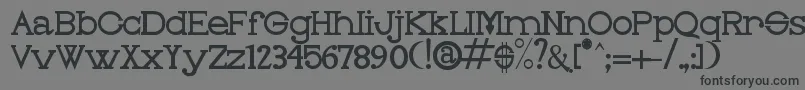 OLEO    -Schriftart – Schwarze Schriften auf grauem Hintergrund