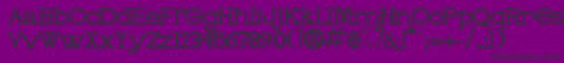 OLEO     Font – Black Fonts on Purple Background